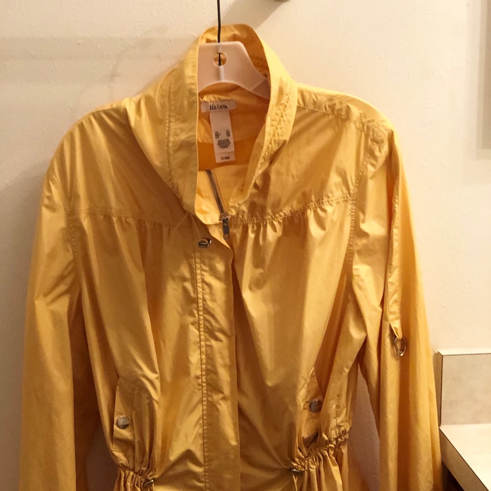 A rain jacket